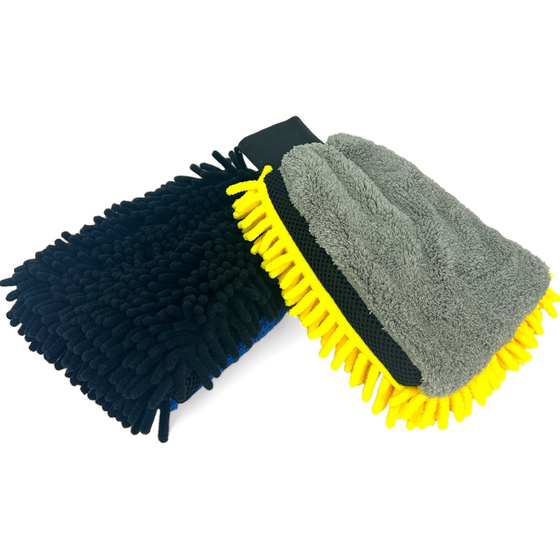 Wash mitt Black-Navy