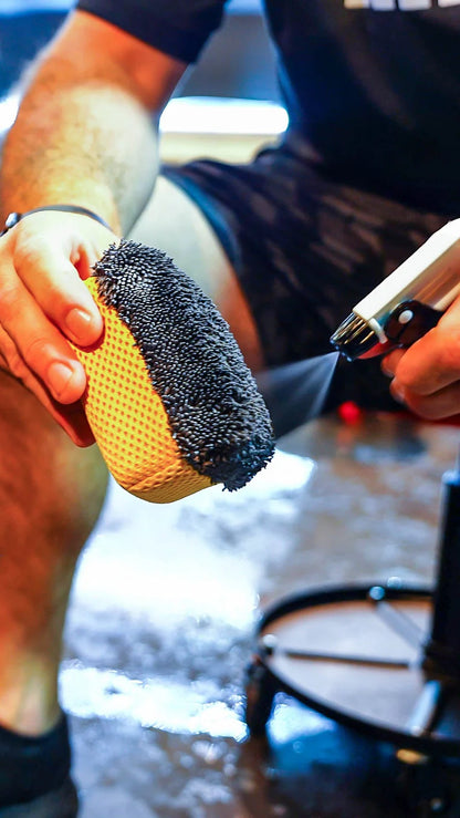 Autofiber tire saver applicator