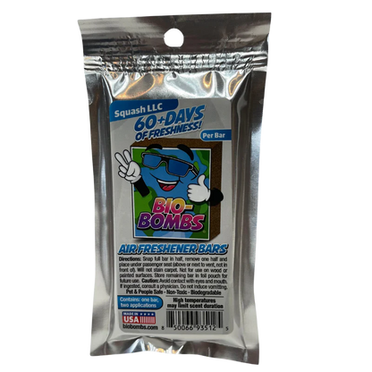BIO BOMBS THE BEST CAR AIR FRESHENER - BIO-FRESH BAR
