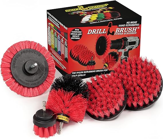 Red Drill Brush