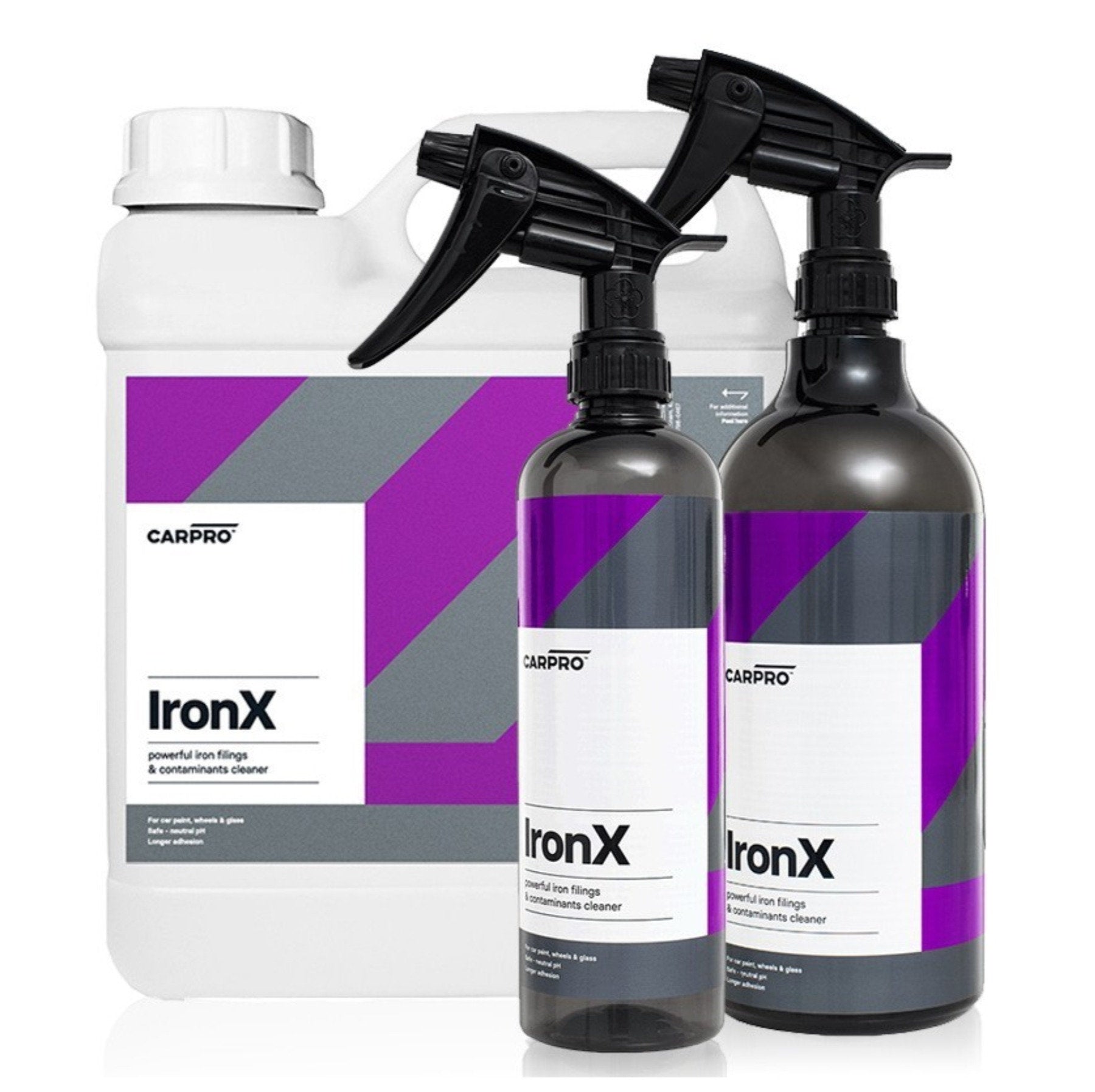 CarPro IronX Iron Remover: Stops Rust Spots and Pre-Mature Failure of The  Clear Coat, Iron